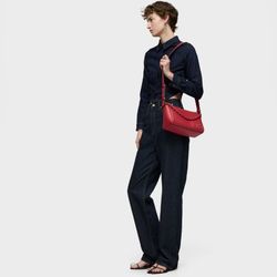Sac bandoulière moyen rouge Tous Amanda