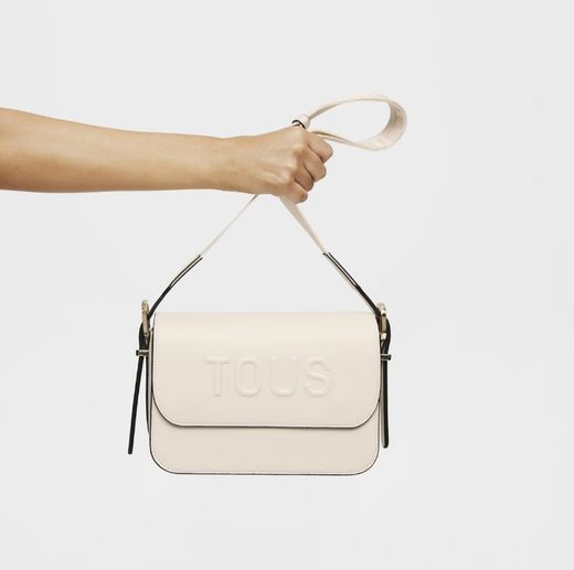 Tous Brenda Beige Mittelgroße Umhängetasche