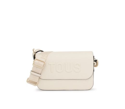 Tous Brenda Beige Mittelgroße Umhängetasche