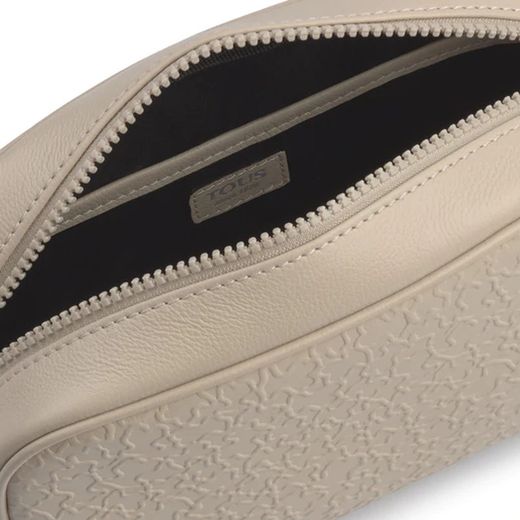 Kleine Umhängetasche TOus Sira aus beigem Leder