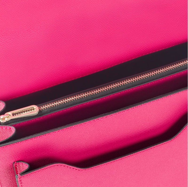Top Model Borsa A Tracolla Miss Melody Love - Rosa Fucsia Con Paillettes A Cavallo, 36x25x16 Cm - 2
