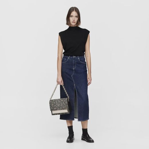 Tous Audree Mittelgroße Umhängetasche Kaos Chain Icon in Schwarz