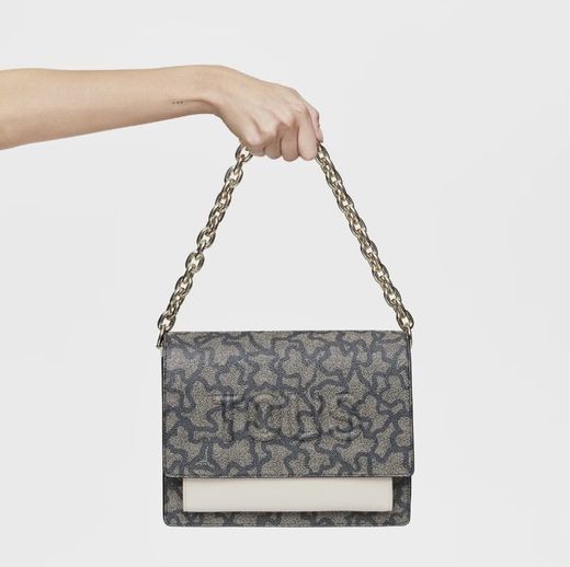 Tous Audree Mittelgroße Umhängetasche Kaos Chain Icon in Schwarz