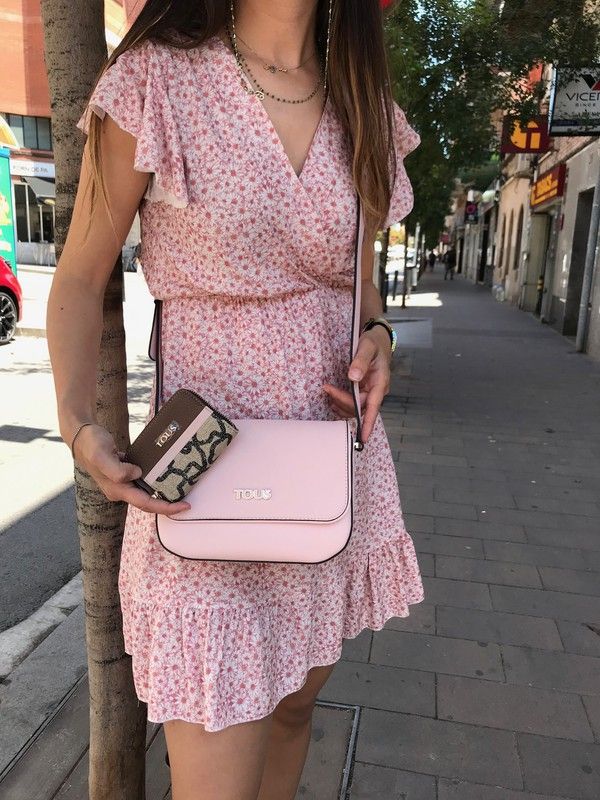 Rosa Bolsa Tous Handbag Bolso Tous Rose Bolsa Transversal TOus