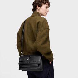 Tous Audree Pockets Medium Schwarze Schultertasche