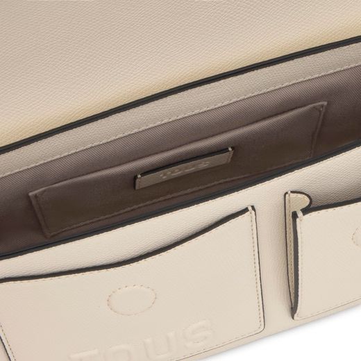 Bandolera Tous mediana Back To Basics Beige