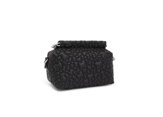Kleine schwarze Umhängetasche „Tous Jane Puffy Bear“