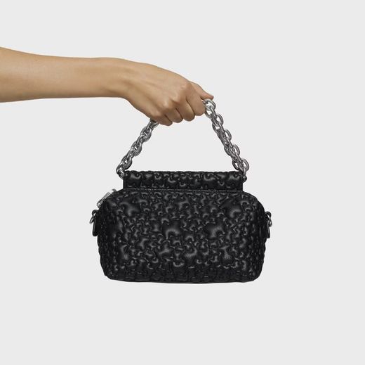 Kleine schwarze Umhängetasche „Tous Jane Puffy Bear“