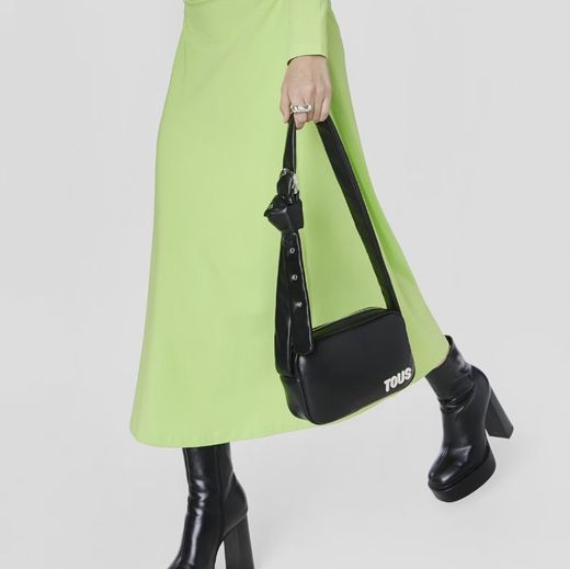 Tous Reporter Carol Schwarze Umhängetasche