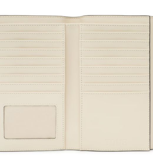 Tous Flat Lucia große beige Geldbörse