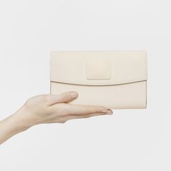 Tous Flat Lucia große beige Geldbörse