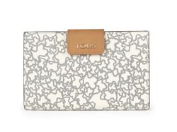 Billetera mediana Tous Kaos Mini Beige