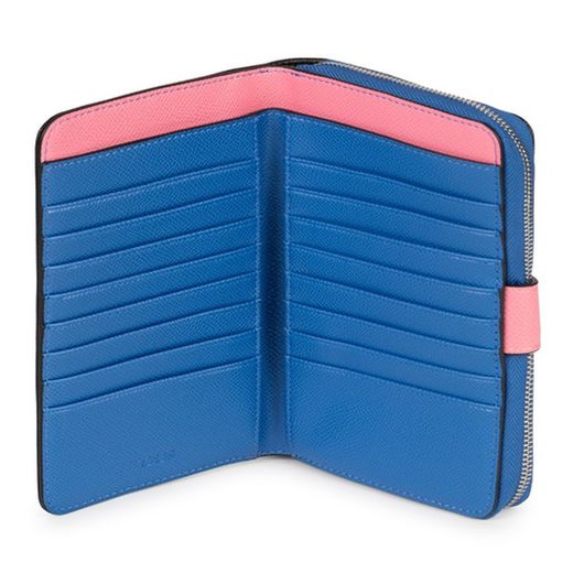 Mittelgroßes Portemonnaie TOus New Dubai in Schwarz und Blau