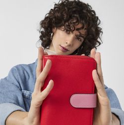 Tous New Dubai Red Medium Wallet