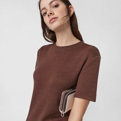 Petit portefeuille TOus New Dubai beige et marron