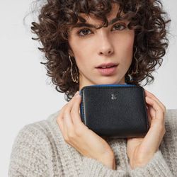 Kleines Portemonnaie TOus New Dubai in Schwarz und Blau