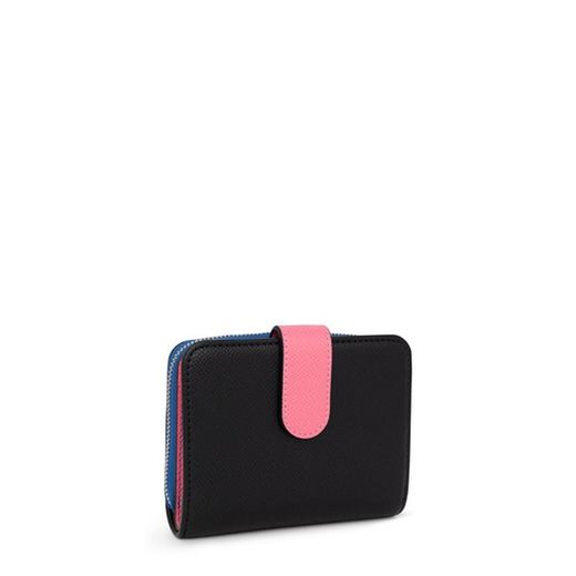 Kleines Portemonnaie TOus New Dubai in Schwarz und Blau