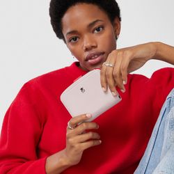 Kleine Geldbörse TOus New Dubai in Rosa und Rot