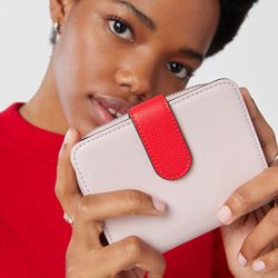 Kleine Geldbörse TOus New Dubai in Rosa und Rot