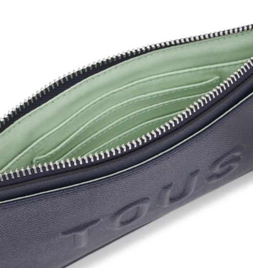 Portefeuille mobile bleu marine Tous Brenda