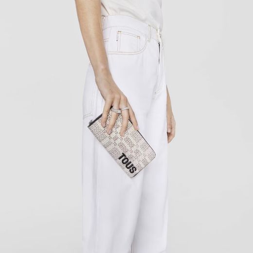 Beige Tous Cecilia Geldbörse