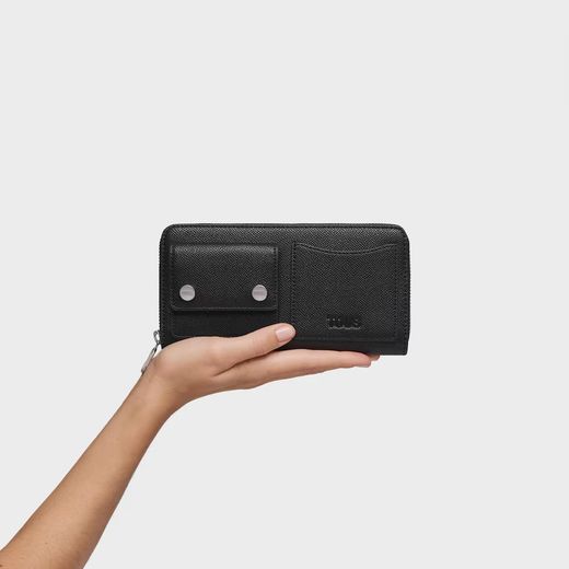 Tous Audree Pockets Medium Schwarze Geldbörse