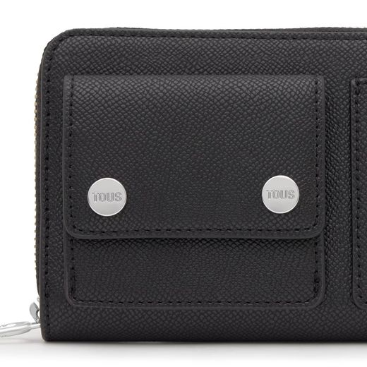 Tous Audree Pockets Medium Schwarze Geldbörse
