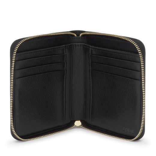 Tous City mittelgroße Geldbörse, schwarz