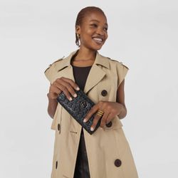 Tous Sherton Geldbörse aus schwarzem Leder