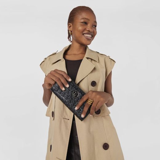 Tous Sherton Geldbörse aus schwarzem Leder