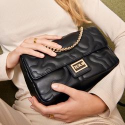 Umhängetasche Tous Kaos Dream in Schwarz mit Klappe