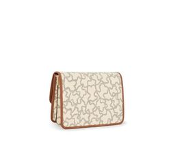 Bolsa transversal média Tous Audree Kaos Icon bege