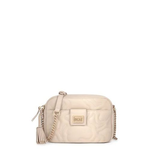 Bolso bandolera pequeña Tous Kaos Dream beige