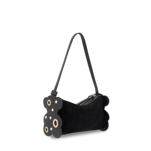 Tous Salsi Schultertasche in Schwarz-Gold