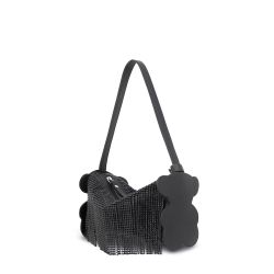 Tous Salsi Schwarze Rivere Schultertasche