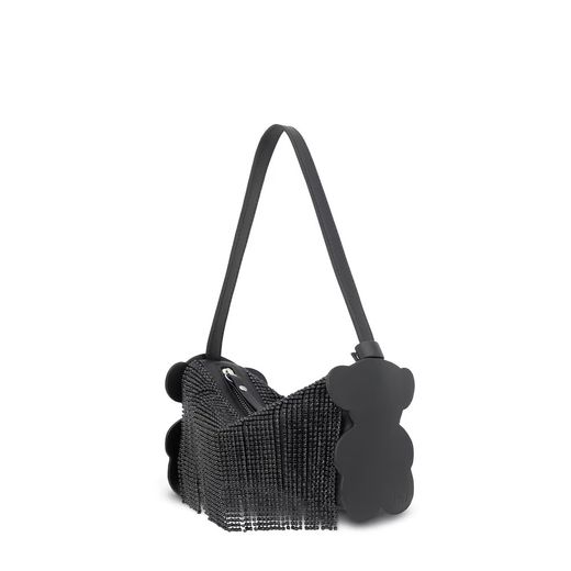 Tous Salsi Schwarze Rivere Schultertasche