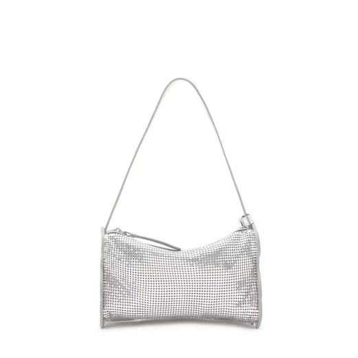 Tous Salsi Silberne Schultertasche