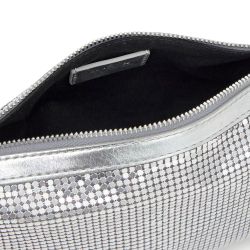 Tous Salsi Silberne Schultertasche