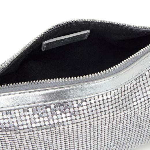 Tous Salsi Silberne Schultertasche