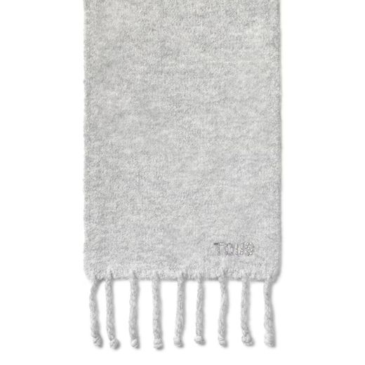 Bufanda Tous Crystal Gris Claro