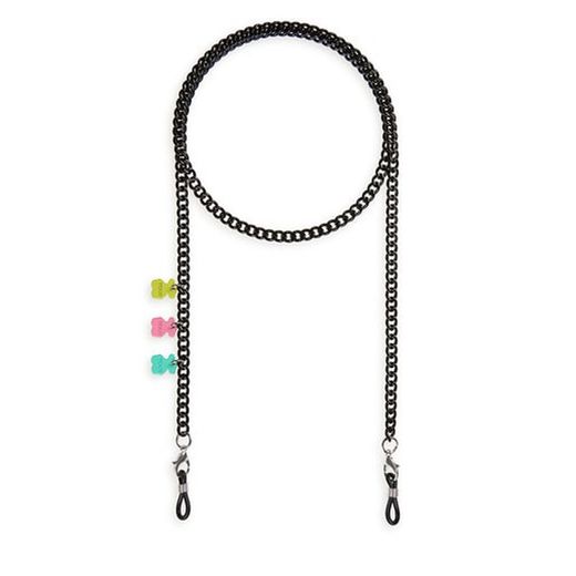 Cadena Negro Tous para mascarilla o gafas