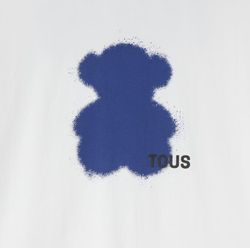 T-Shirt „Tous Bear Motifs Spray Blue“