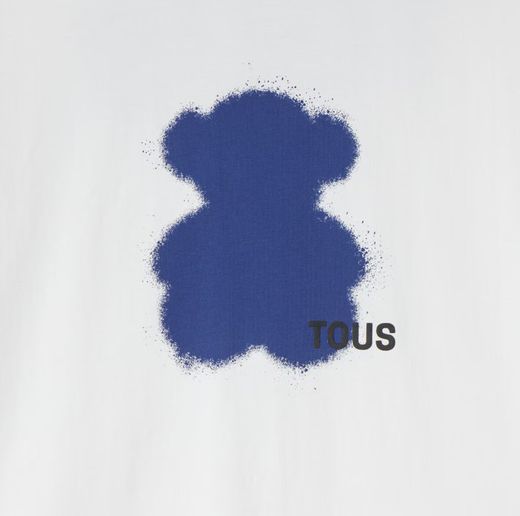 T-Shirt „Tous Bear Motifs Spray Blue“