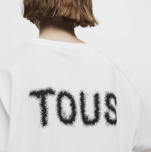 T-Shirt „Tous Bear Motifs Spray Blue“