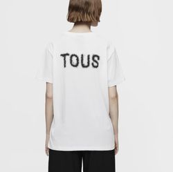 T-Shirt „Tous Bear Motifs Spray Blue“