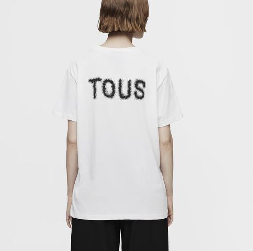 T-Shirt „Tous Bear Motifs Spray Blue“