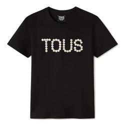 Camiseta Tous Logo Pearls