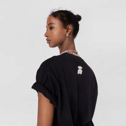 Camiseta Tous Logo Pearls