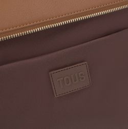 Großer Korb Tous Bloom in Kamelfarbe