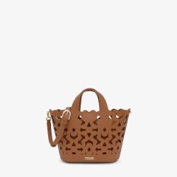Capazo pequeño Tous Bear Shock Camel